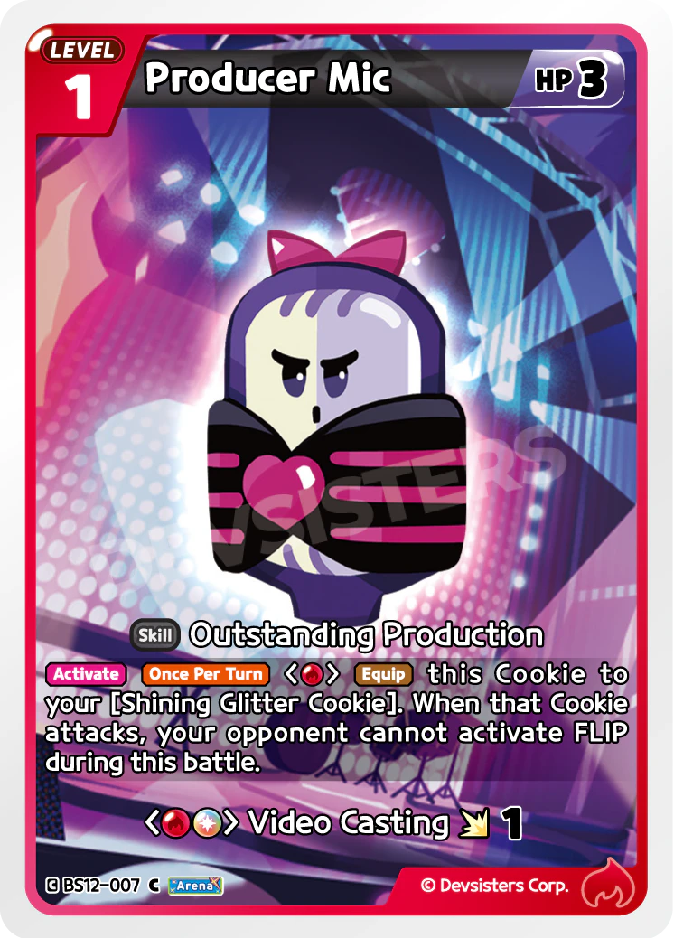 Image for Producer Mic (BS12-007) (BS12) - CookieRun: Braverse TCG