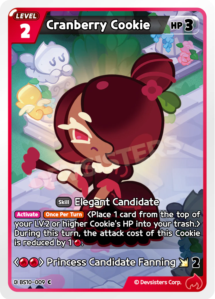 Image for Cranberry Cookie (BS10-009) (BS10) - CookieRun: Braverse TCG