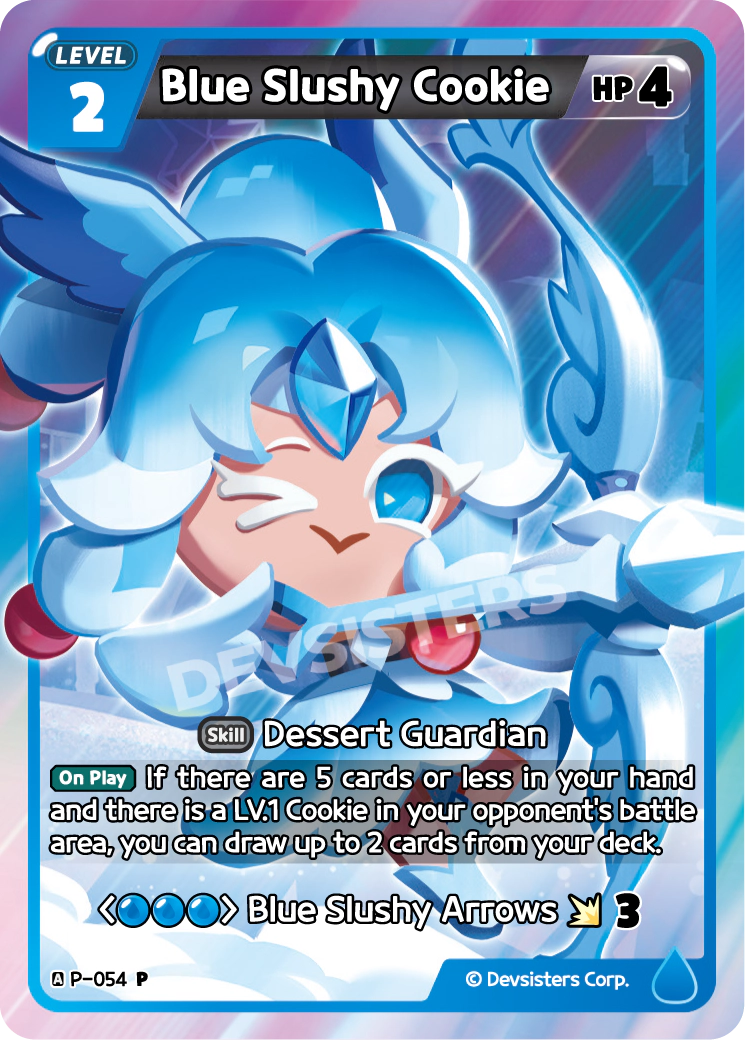 Image for Blue Slushy Cookie (P-054) (P) - CookieRun: Braverse TCG