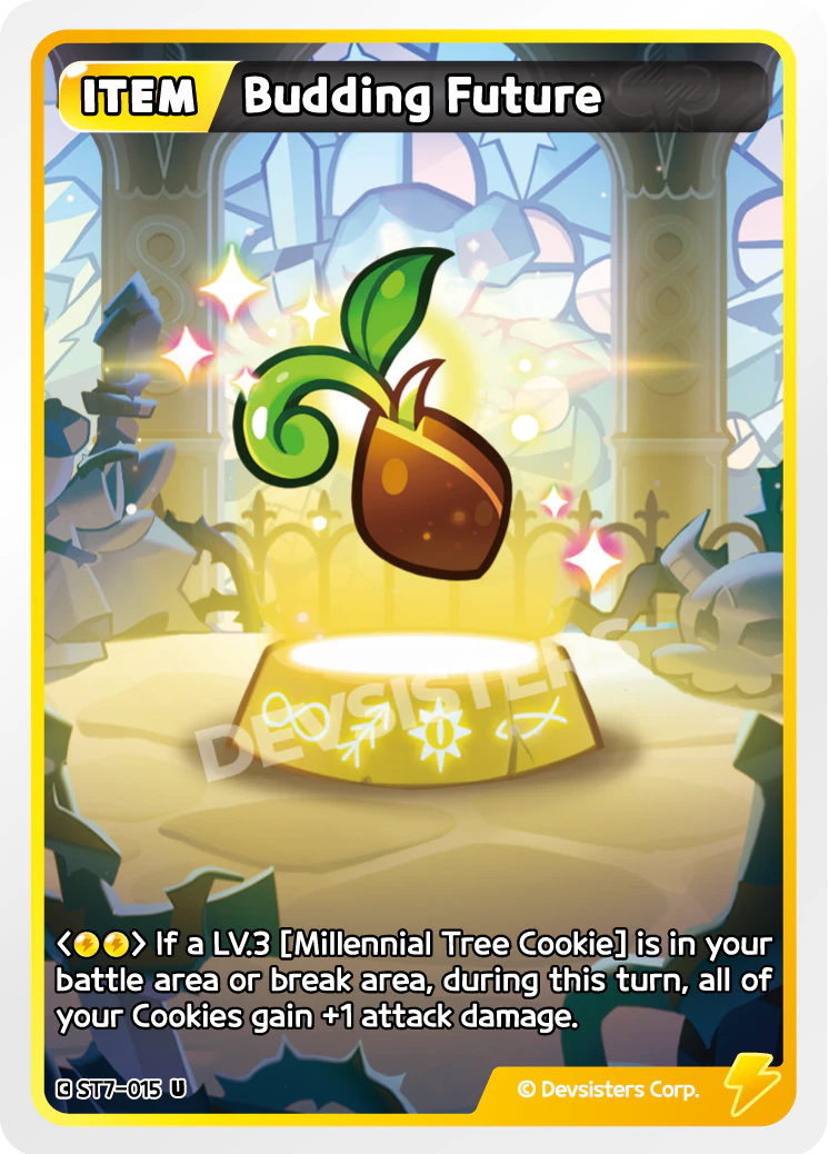 Image for Budding Future (ST7-015) (ST7) - CookieRun: Braverse TCG