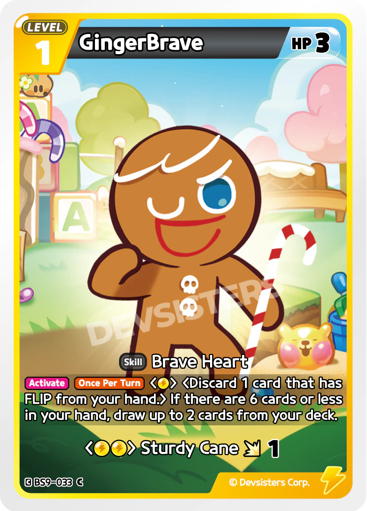 Image for GingerBrave (BS9-033) (BS9) - CookieRun: Braverse TCG