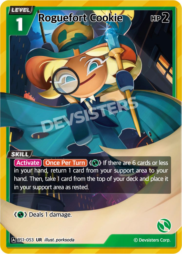 Image for Roguefort Cookie (BS1-053) (BS1) - CookieRun: Braverse TCG