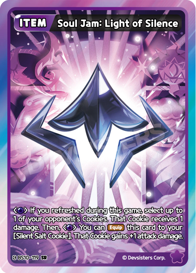 Image for Soul Jam: Light of Silence (BS10-119) (BS10) - CookieRun: Braverse TCG