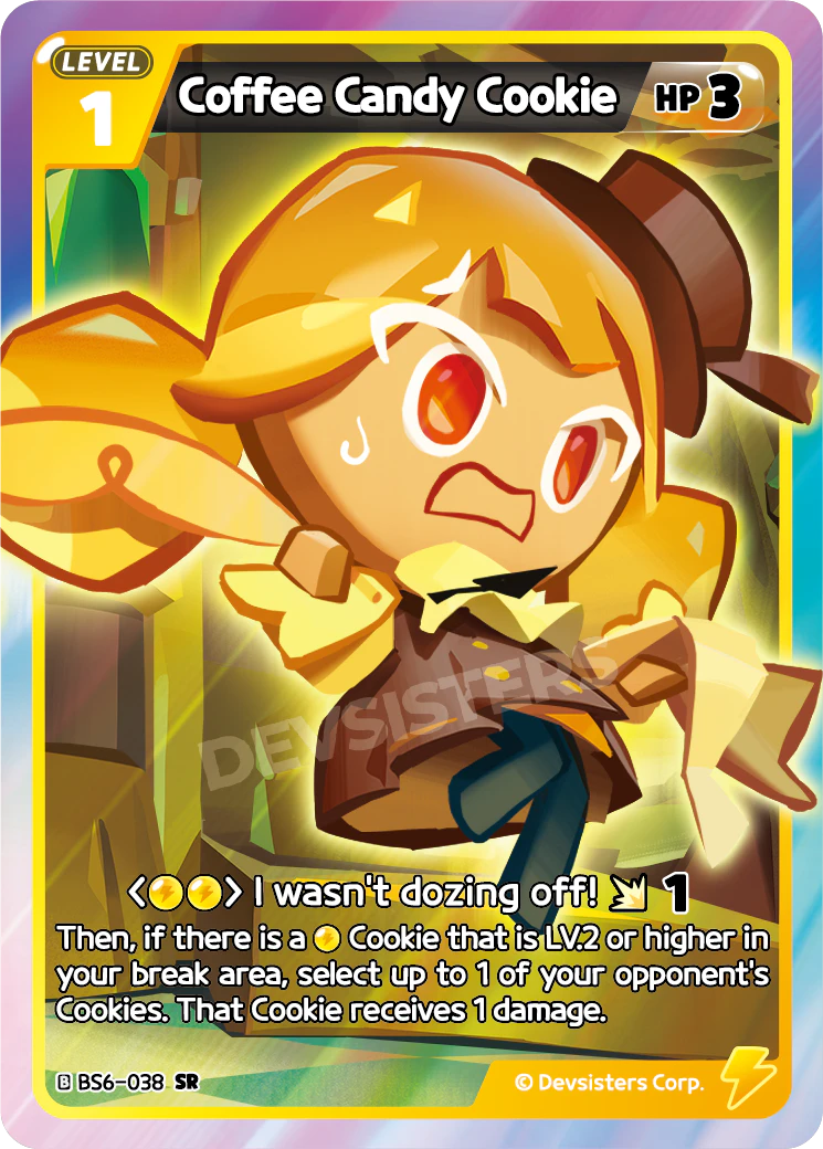 Image for Coffee Candy Cookie (BS6-038) (BS6) - CookieRun: Braverse TCG