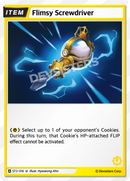Image for Flimsy Screwdriver (ST2-016) (ST2) - CookieRun: Braverse TCG