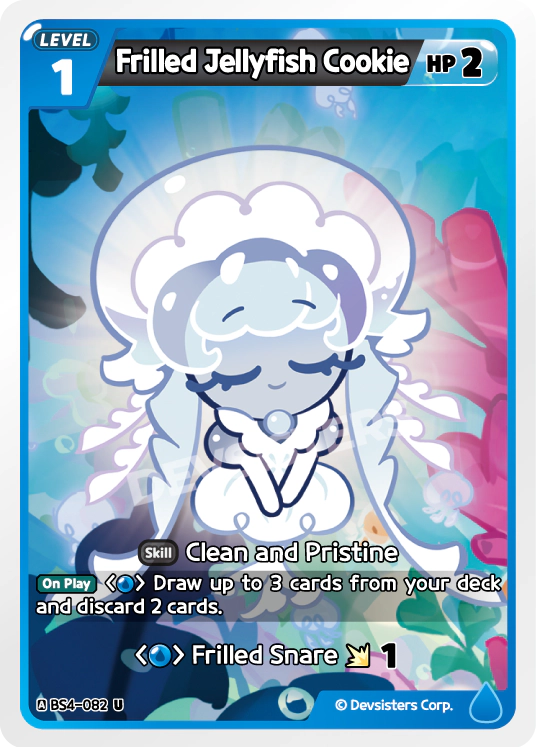 Image for Frilled Jellyfish Cookie (BS4-082) (BS4) - CookieRun: Braverse TCG