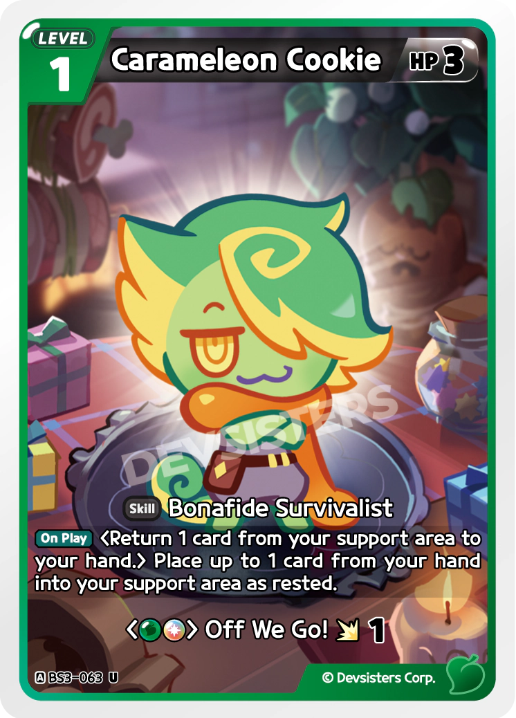 Image for Carameleon Cookie (BS3-063) (BS3) - CookieRun: Braverse TCG