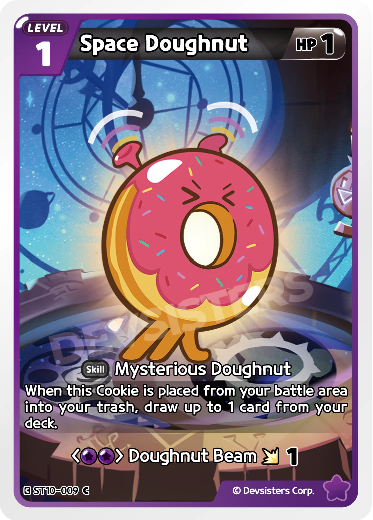 Image for Space Doughnut (ST10-009) (ST10) - CookieRun: Braverse TCG