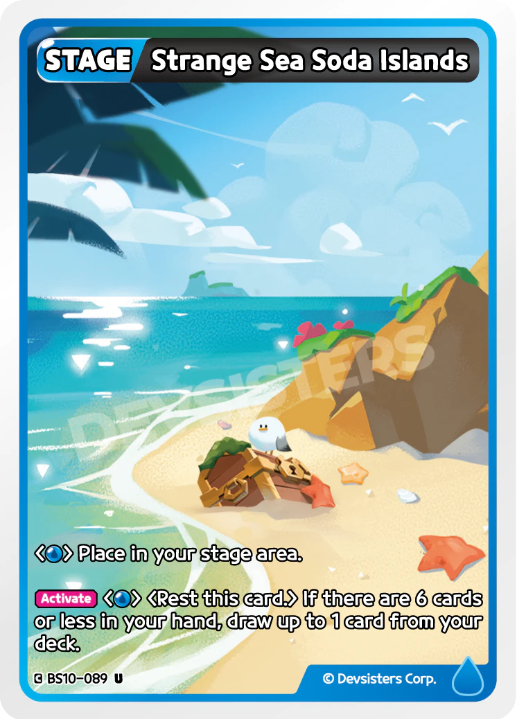 Image for Strange Sea Soda Islands (BS10-089) (BS10) - CookieRun: Braverse TCG