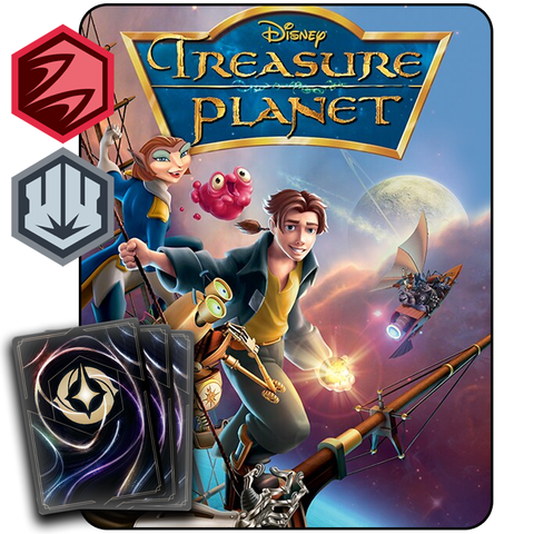 LORCANA THEME STARTERS: TREASURE PLANET (STEEL/RUBY)