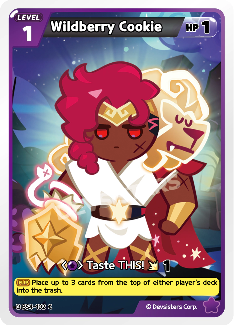 Image for Wildberry Cookie (BS4-102) (BS4) - CookieRun: Braverse TCG