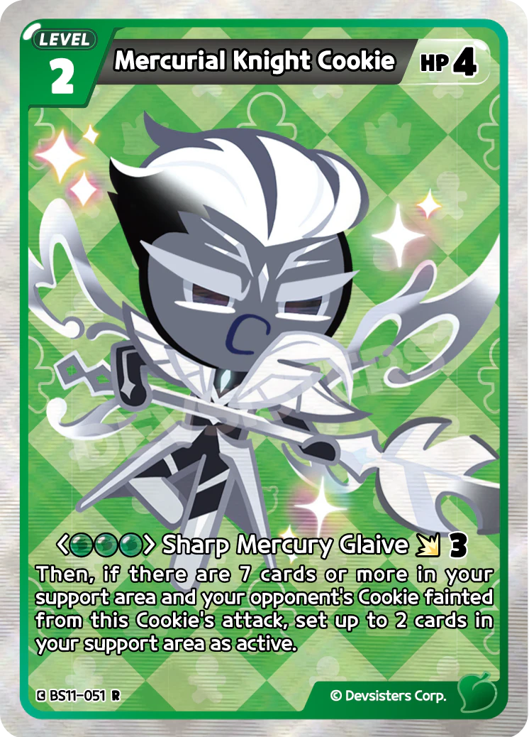 Image for Mercurial Knight Cookie (BS11-051) (BS11) - CookieRun: Braverse TCG