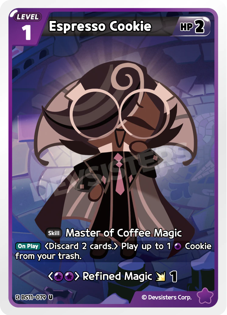 Image for Espresso Cookie (BS11-079) (BS11) - CookieRun: Braverse TCG