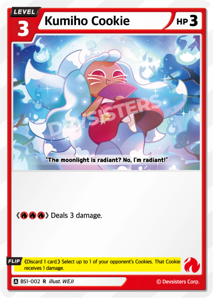 Image for Kumiho Cookie (BS1-002) (BS1) - CookieRun: Braverse TCG