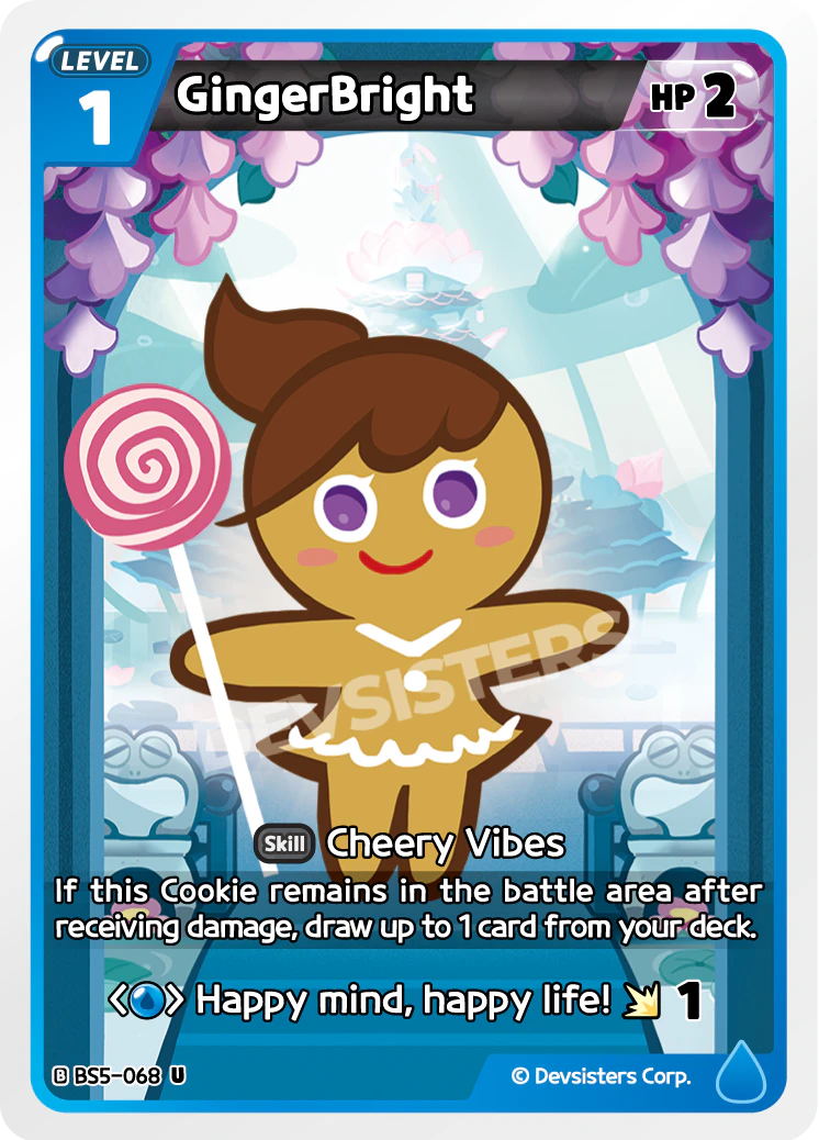 Image for GingerBright (BS5-068) (BS5) - CookieRun: Braverse TCG