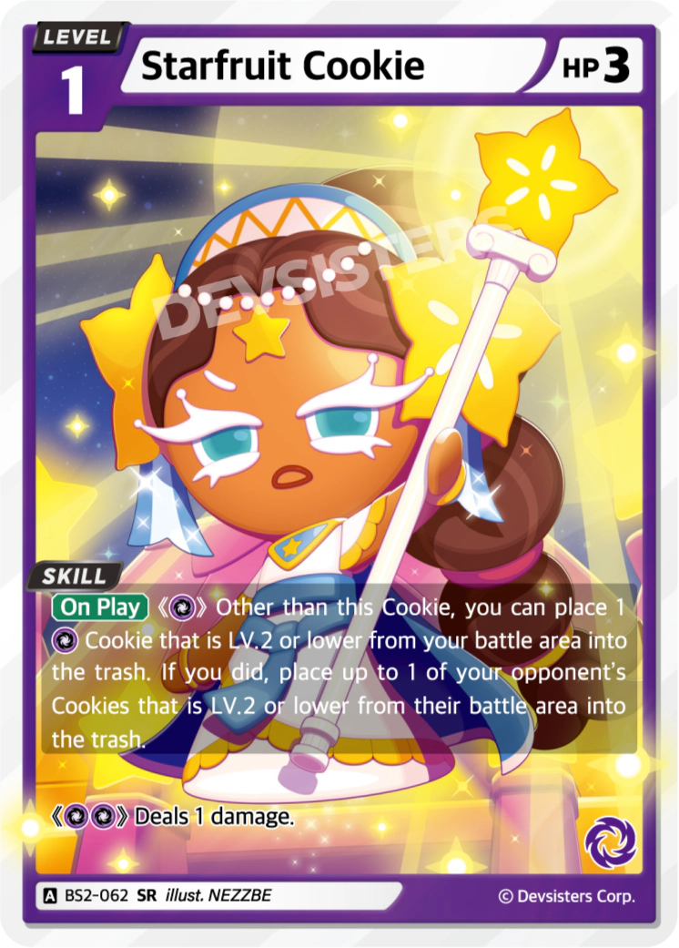 Image for Starfruit Cookie (BS2-062) (BS2) - CookieRun: Braverse TCG