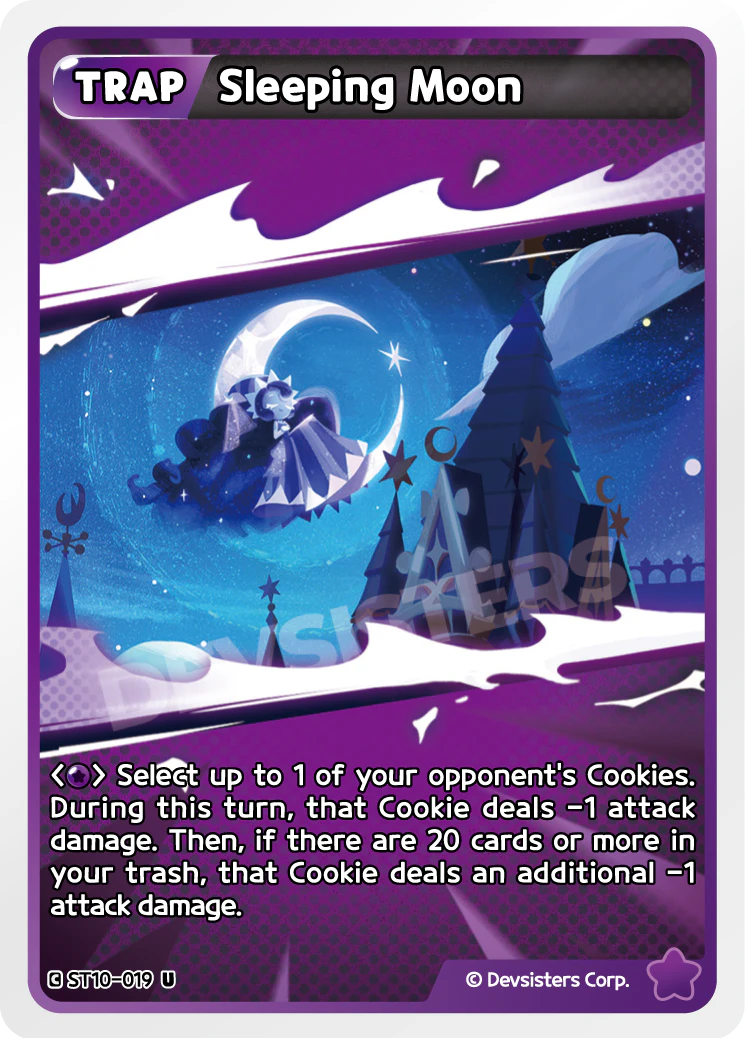 Image for Sleeping Moon (ST10-019) (ST10) - CookieRun: Braverse TCG