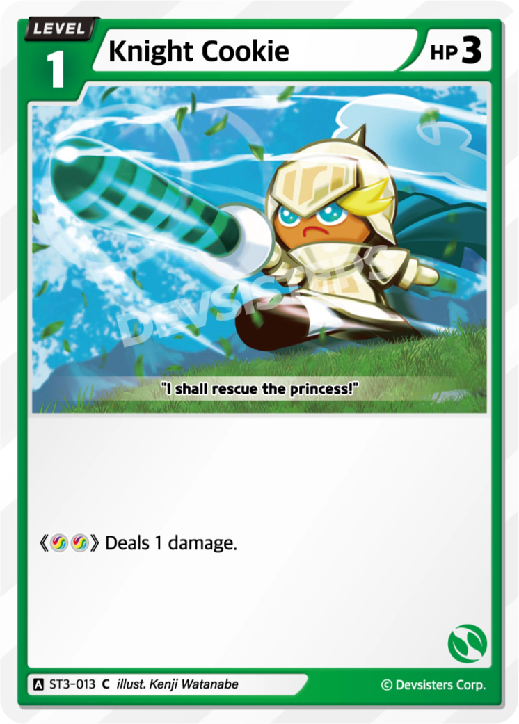 Image for Knight Cookie (ST3-013) (ST3) - CookieRun: Braverse TCG