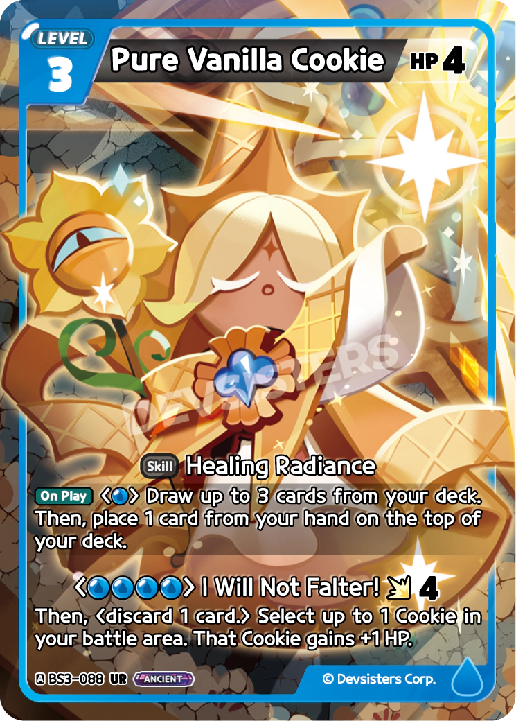 Image for Pure Vanilla Cookie (BS3-088) (BS3) - CookieRun: Braverse TCG