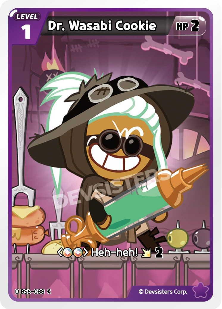 Image for Dr. Wasabi Cookie (BS6-088) (BS6) - CookieRun: Braverse TCG