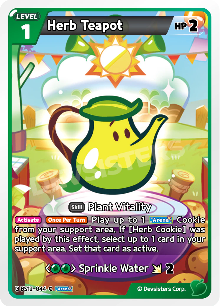 Image for Herb Teapot (BS12-044) (BS12) - CookieRun: Braverse TCG