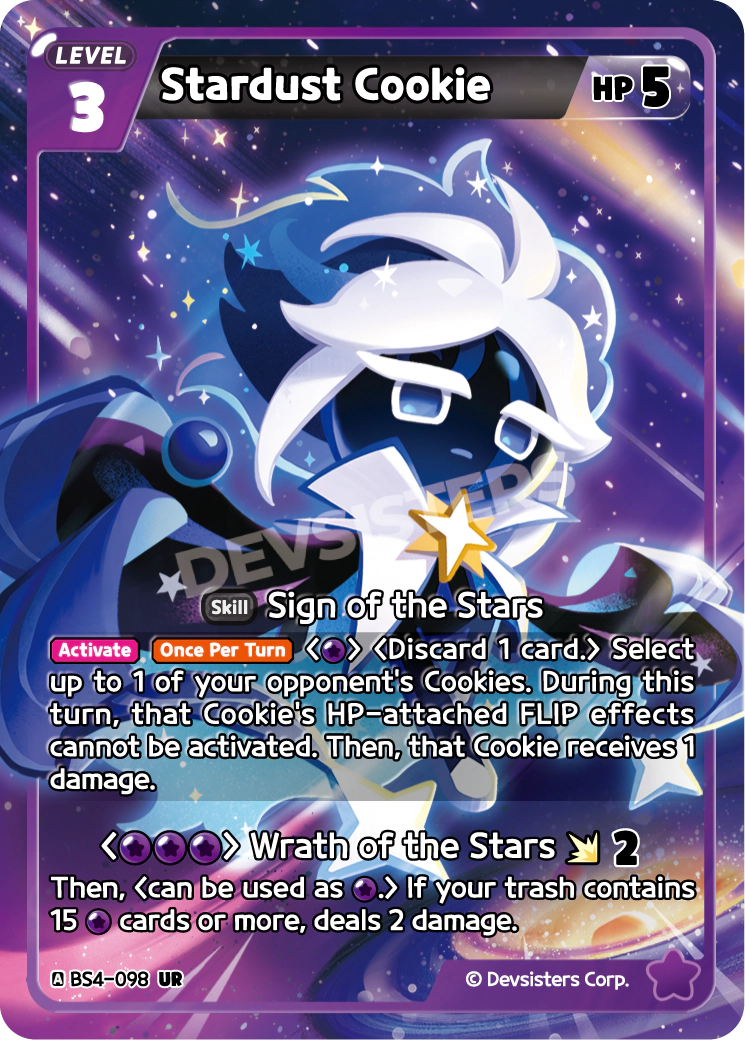 Image for Stardust Cookie (BS4-098) (BS4) - CookieRun: Braverse TCG