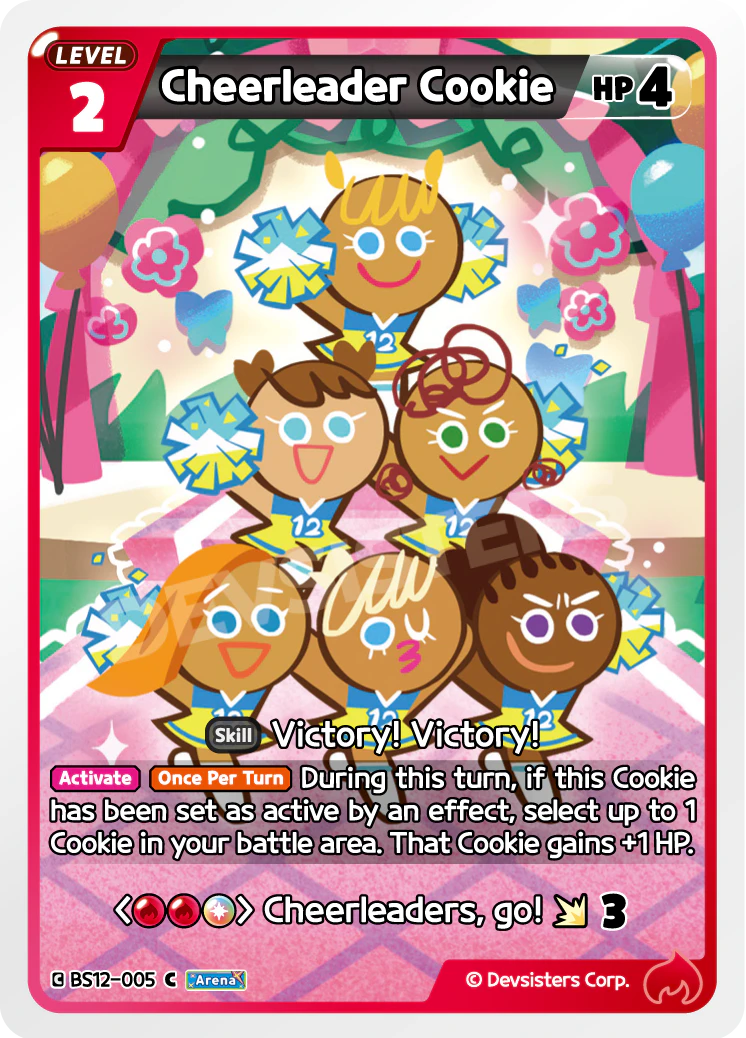 Image for Cheerleader Cookie (BS12-005) (BS12) - CookieRun: Braverse TCG