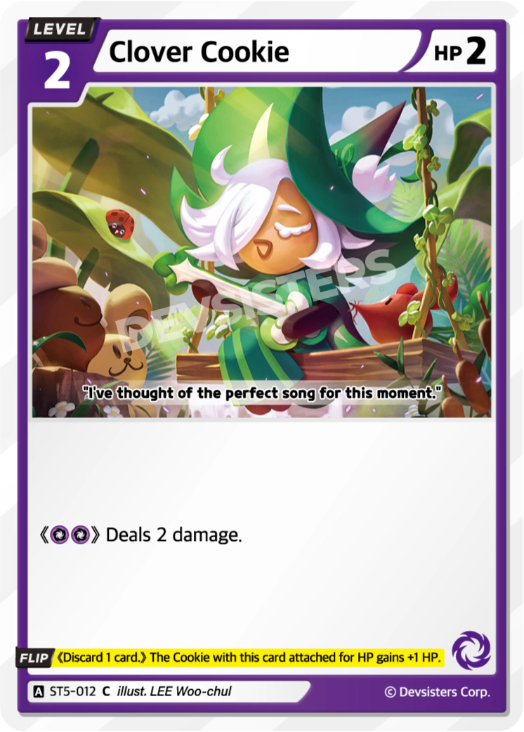 Image for Clover Cookie (ST5-012) (ST5) - CookieRun: Braverse TCG