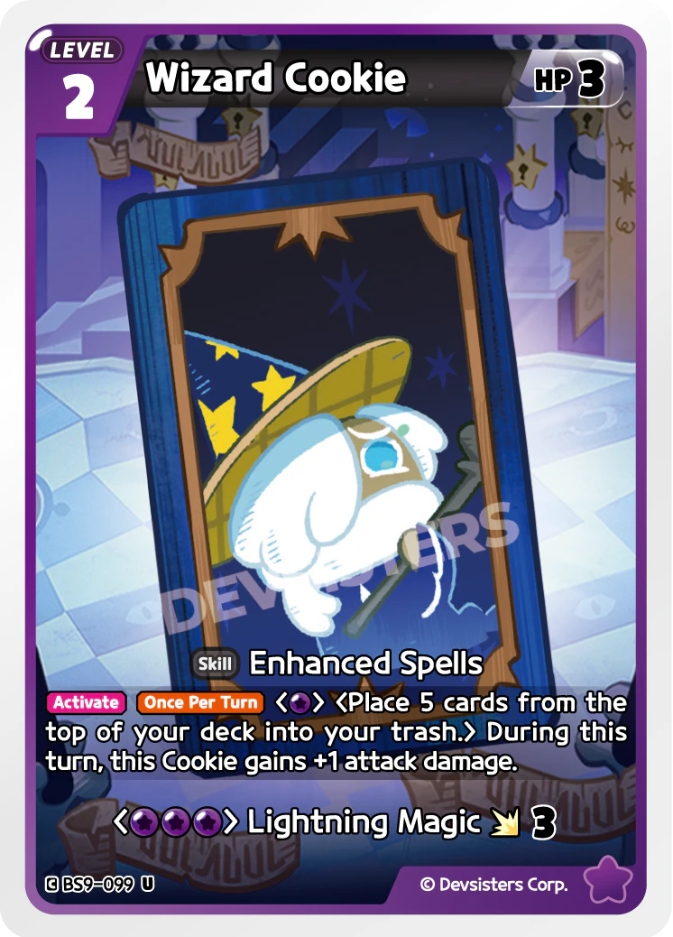 Image for Wizard Cookie (BS9-099) (BS9) - CookieRun: Braverse TCG