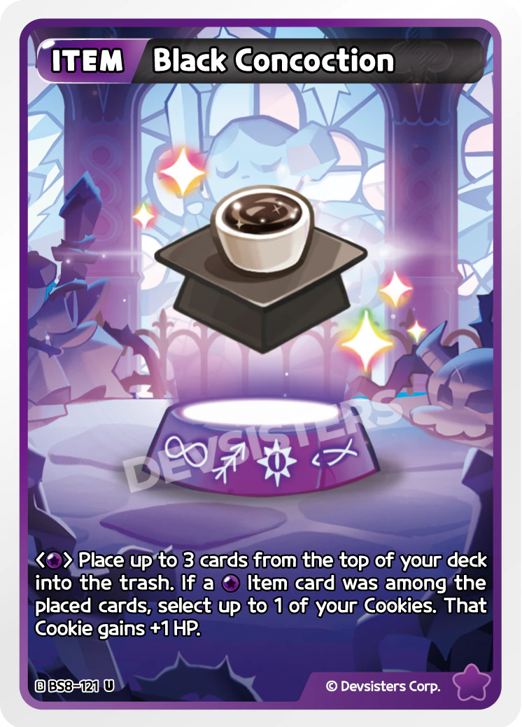Image for Black Concoction (BS8-121) (BS8) - CookieRun: Braverse TCG