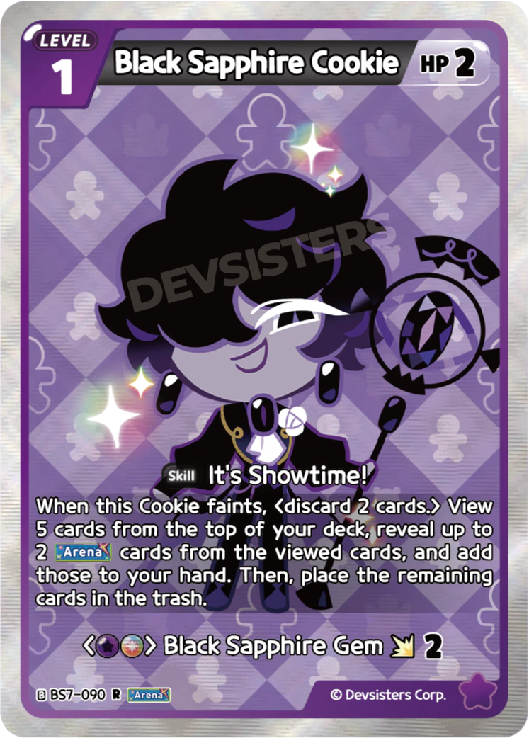 Image for Black Sapphire Cookie (BS7-090) (BS7) - CookieRun: Braverse TCG