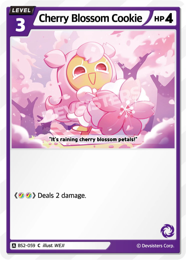 Image for Cherry Blossom Cookie (BS2-059) (BS2) - CookieRun: Braverse TCG