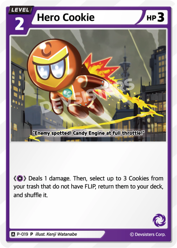 Image for Hero Cookie (P-019) (P) - CookieRun: Braverse TCG