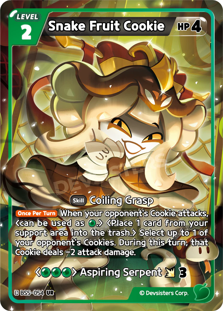 Image for Snake Fruit Cookie (BS5-054) (BS5) - CookieRun: Braverse TCG