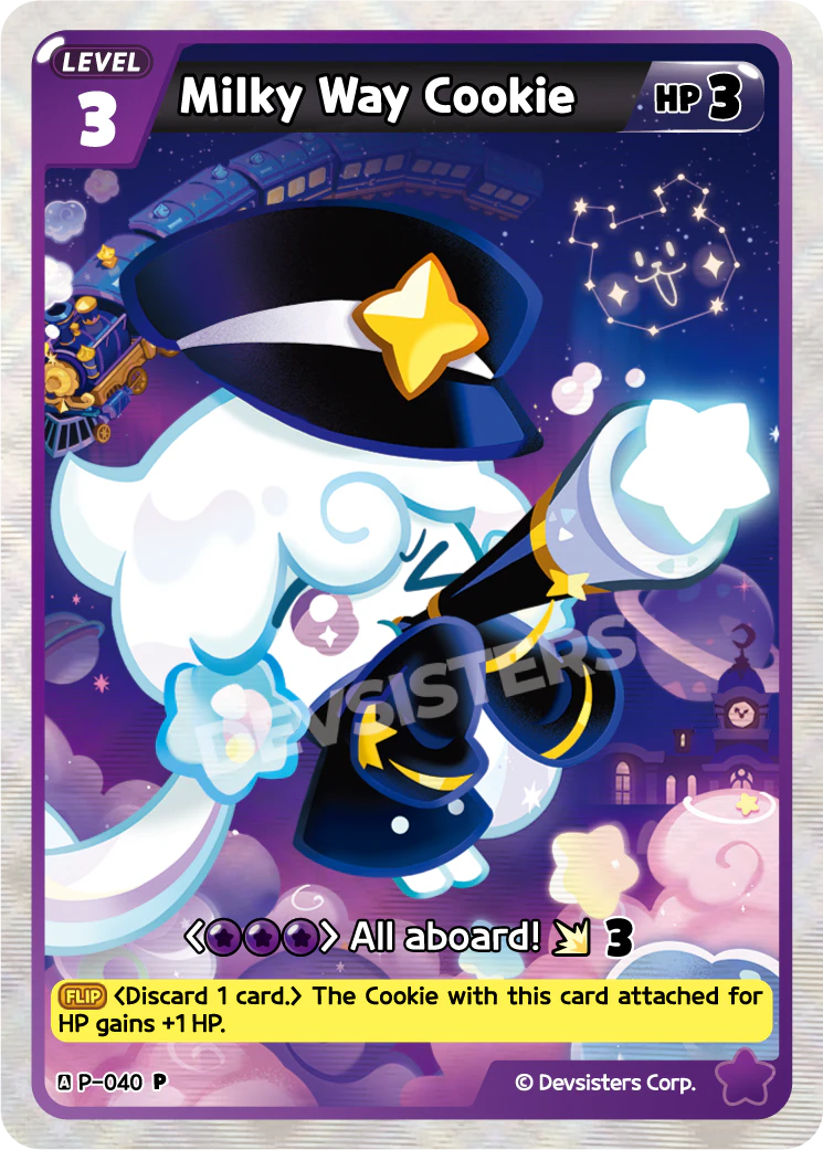 Image for Milky Way Cookie (P-040) (P) - CookieRun: Braverse TCG