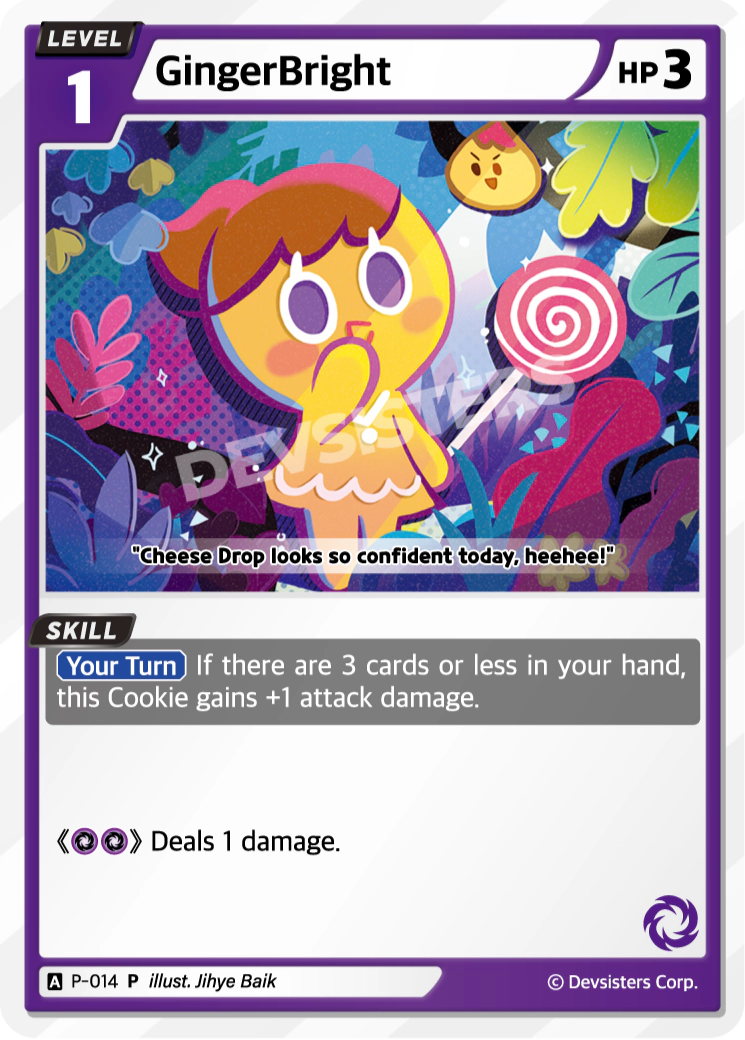 Image for GingerBright (P-014) (P) - CookieRun: Braverse TCG