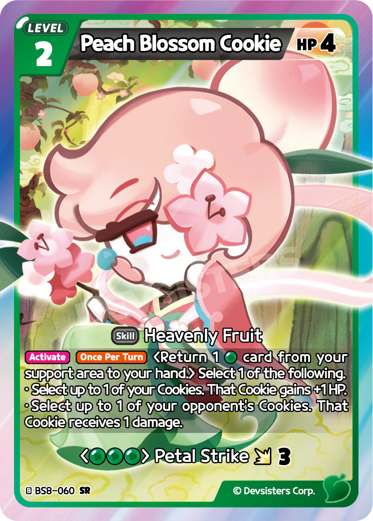 Image for Peach Blossom Cookie (BS8-060) (BS8) - CookieRun: Braverse TCG