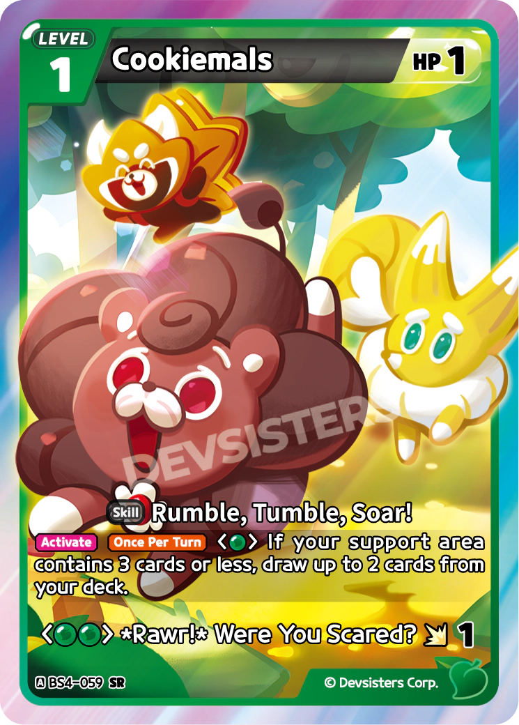 Image for Cookiemals (BS4-059) (BS4) - CookieRun: Braverse TCG