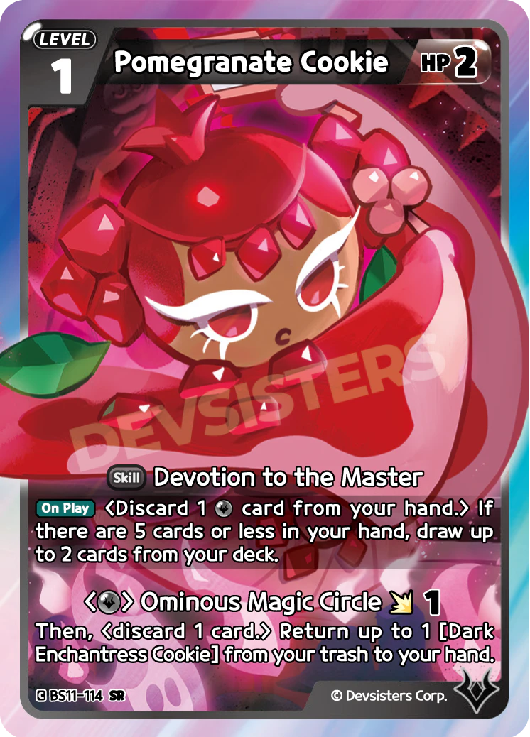 Image for Pomegranate Cookie (BS11-114) (BS11) - CookieRun: Braverse TCG