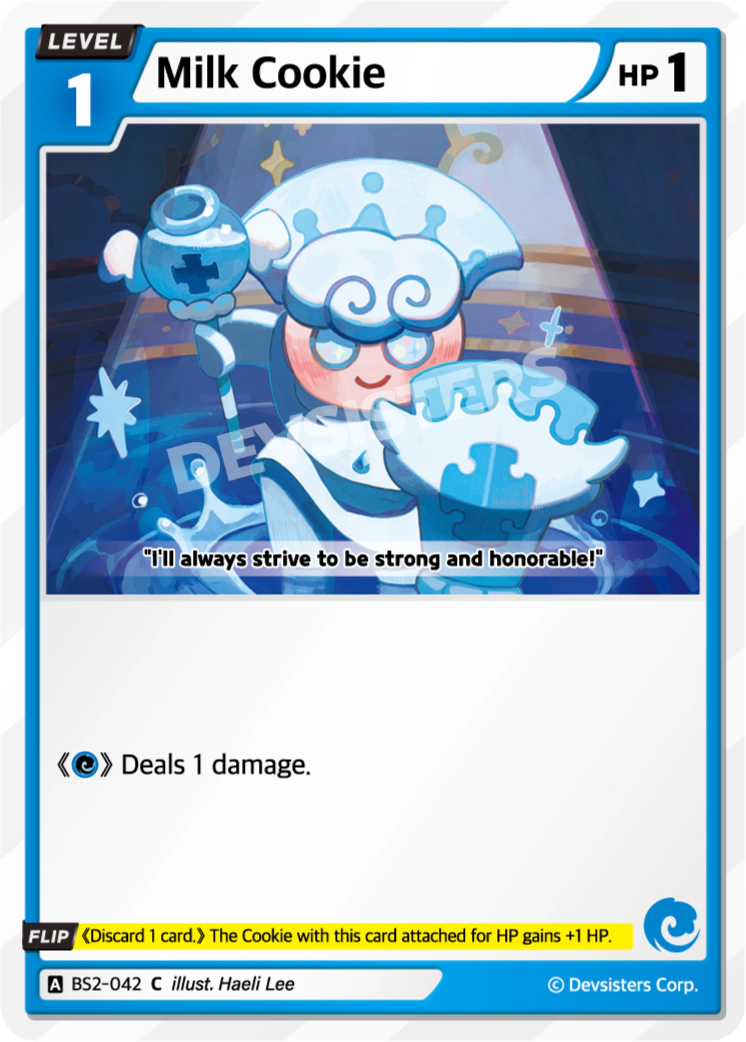 Image for Milk Cookie (BS2-042) (BS2) - CookieRun: Braverse TCG