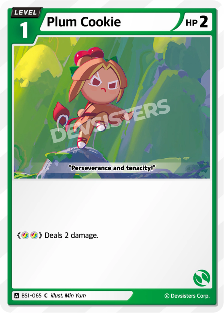 Image for Plum Cookie (BS1-065) (BS1) - CookieRun: Braverse TCG