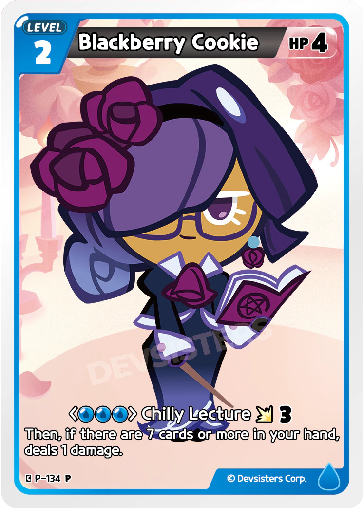 Image for Blackberry Cookie (P-134) (P) - CookieRun: Braverse TCG