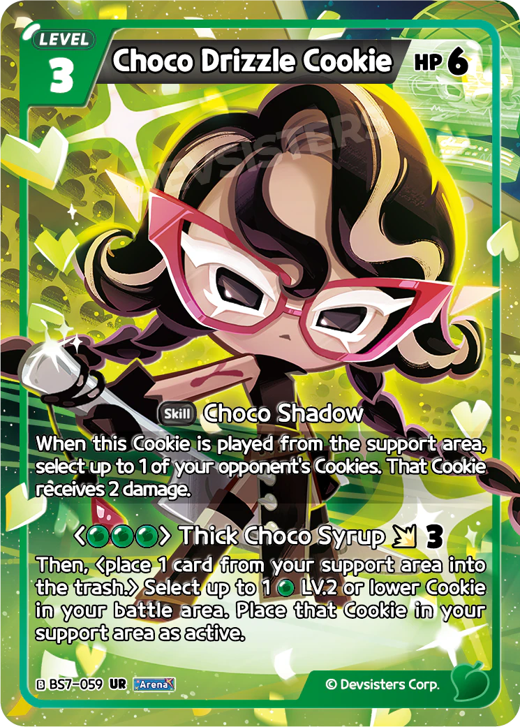 Image for Choco Drizzle Cookie (BS7-059) (BS7) - CookieRun: Braverse TCG