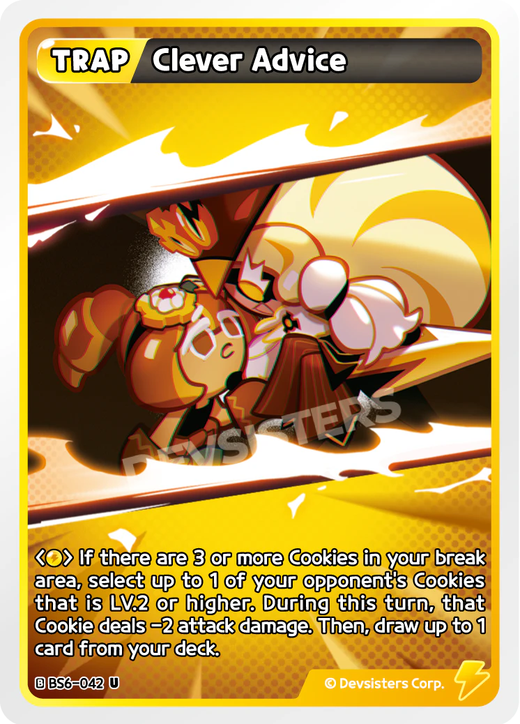 Image for Clever Advice (BS6-042) (BS6) - CookieRun: Braverse TCG
