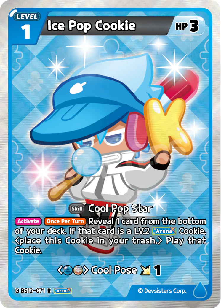 Image for Ice Pop Cookie (BS12-071) (BS12) - CookieRun: Braverse TCG