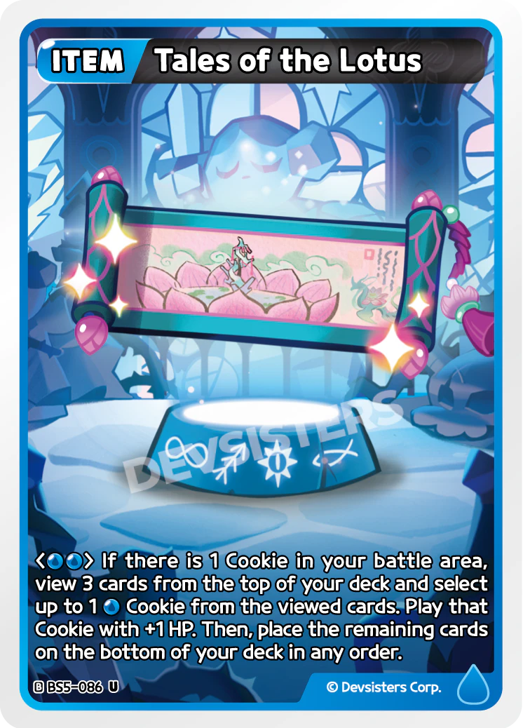Image for Tales of the Lotus (BS5-086) (BS5) - CookieRun: Braverse TCG
