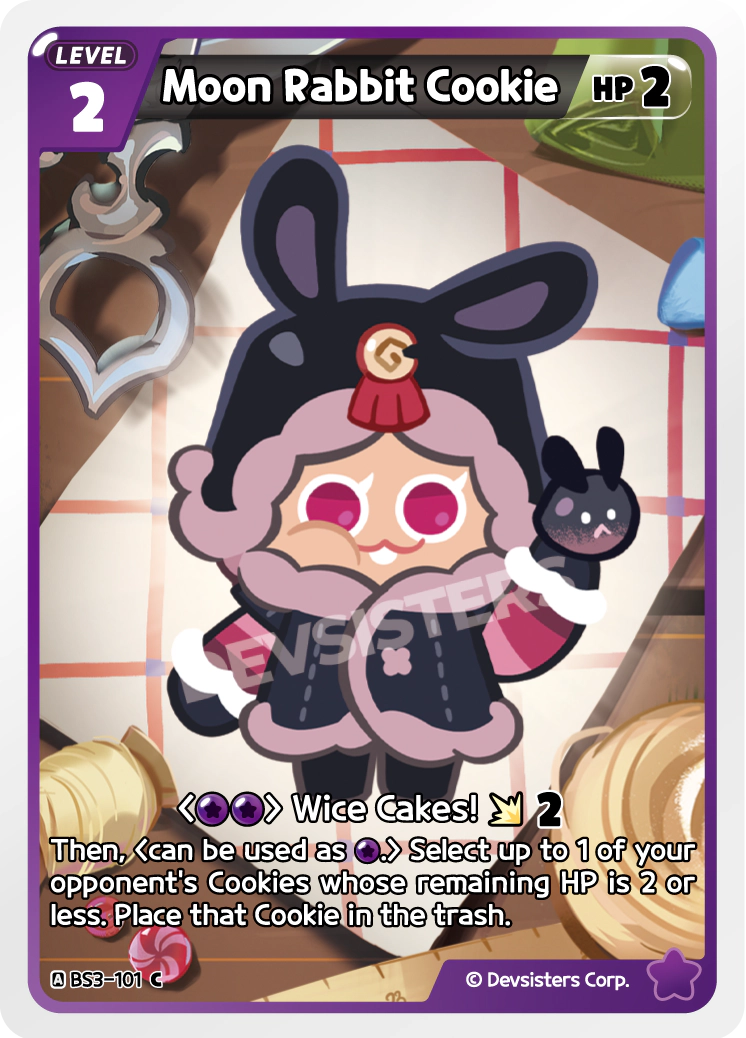 Image for Moon Rabbit Cookie (BS3-101) (BS3) - CookieRun: Braverse TCG