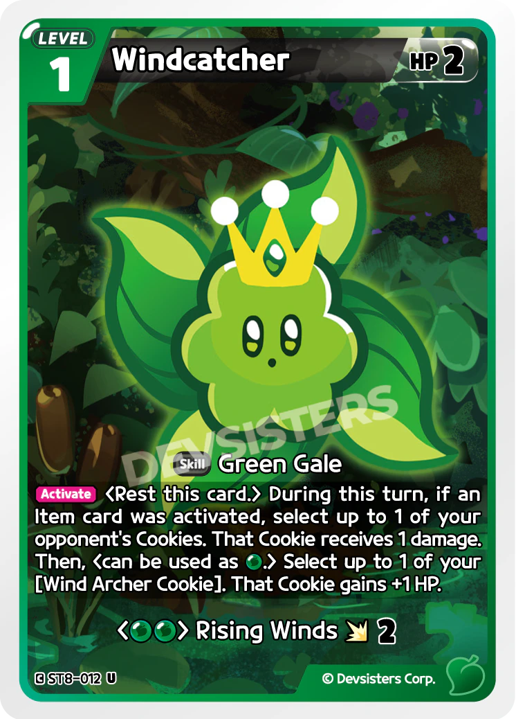 Image for Windcatcher (ST8-012) (ST8) - CookieRun: Braverse TCG