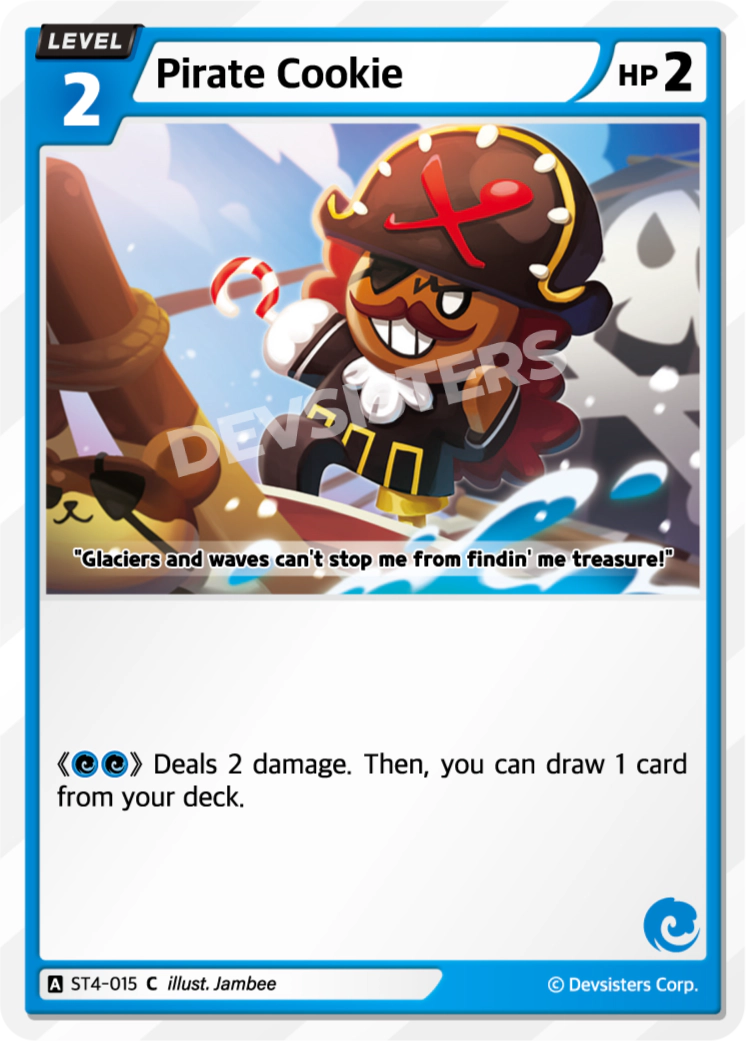 Image for Pirate Cookie (ST4-015) (ST4) - CookieRun: Braverse TCG
