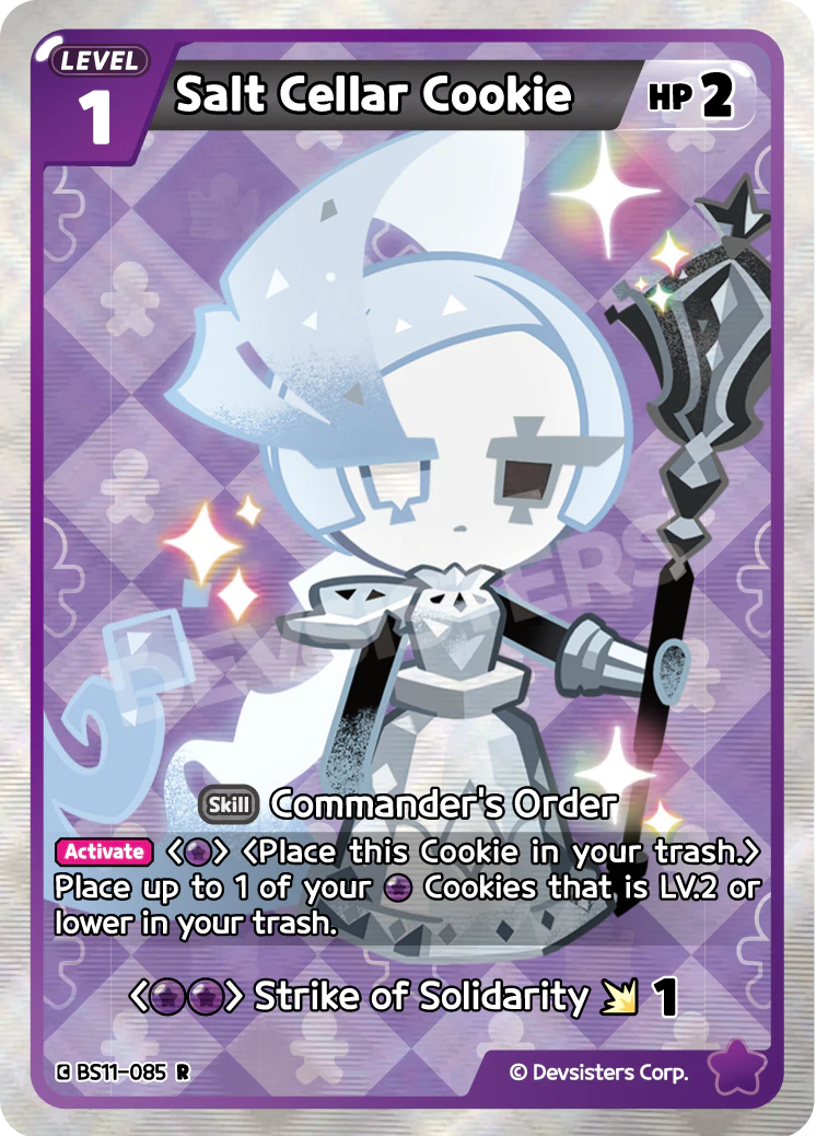 Image for Salt Cellar Cookie (BS11-085) (BS11) - CookieRun: Braverse TCG